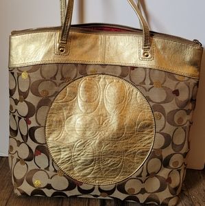 Coach Laura Secret Admirer with Hearts Tote